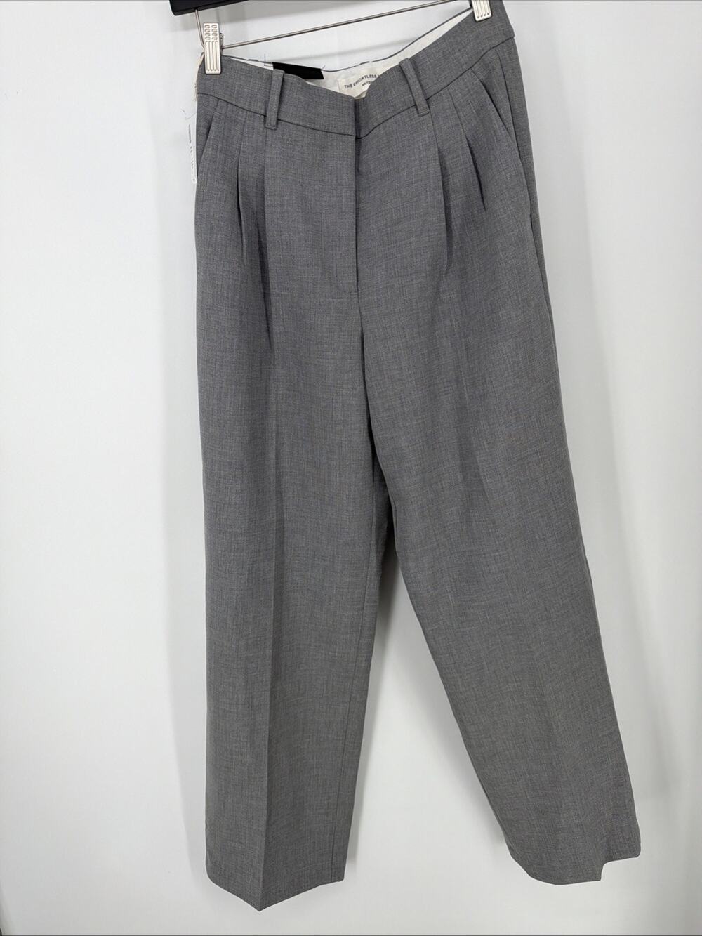 Aritzia The Effortless Pant High-Waisted Pleated Trousers Size 8